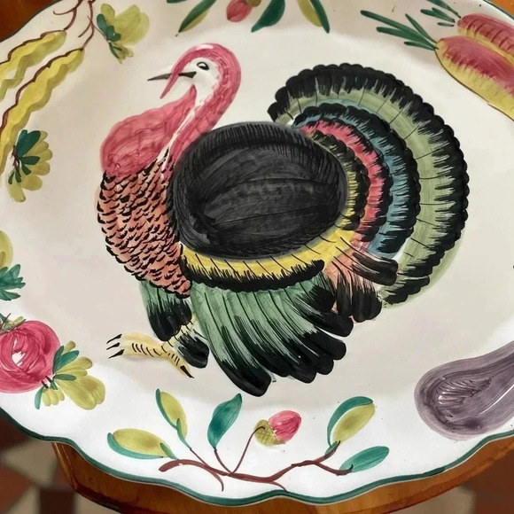 20" Oval Thanksgiving Serving Platter CLOSET CLEANOUT - Picture 5 of 6